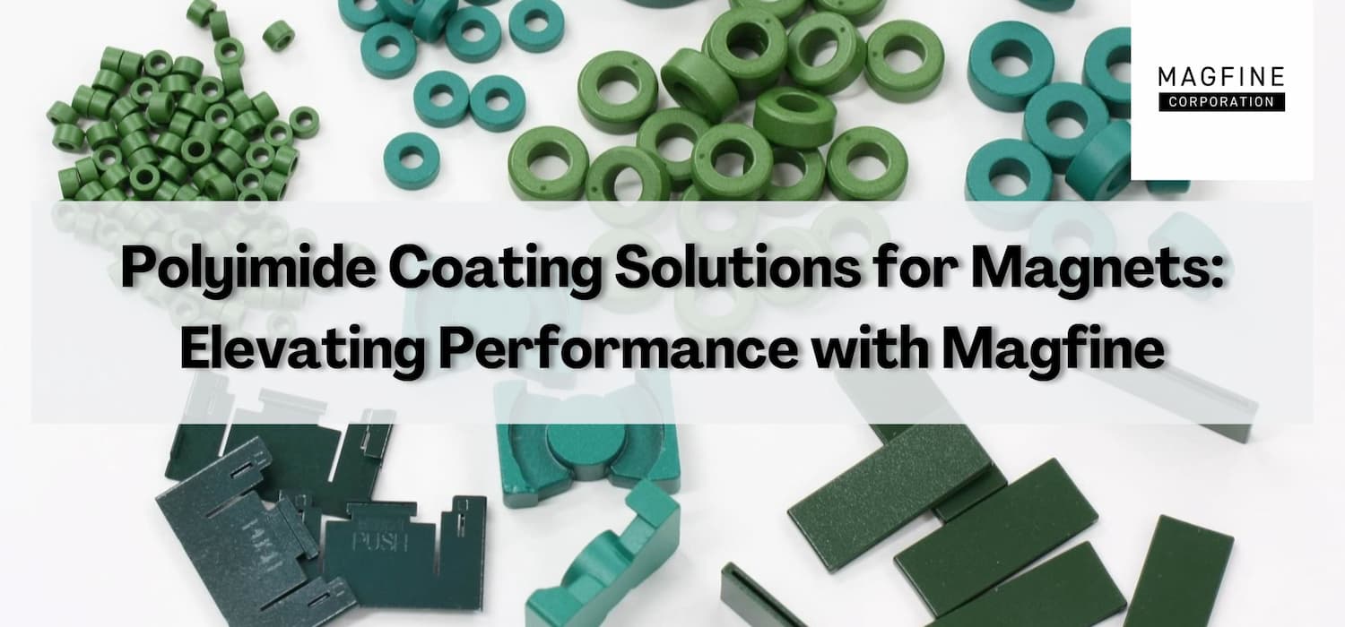 Polyimide coating solution for magnet