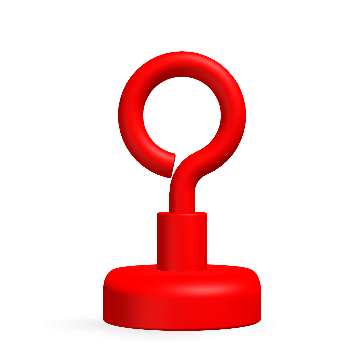 Capuchon Néodyme Ø25mm x 8mm Oeillet