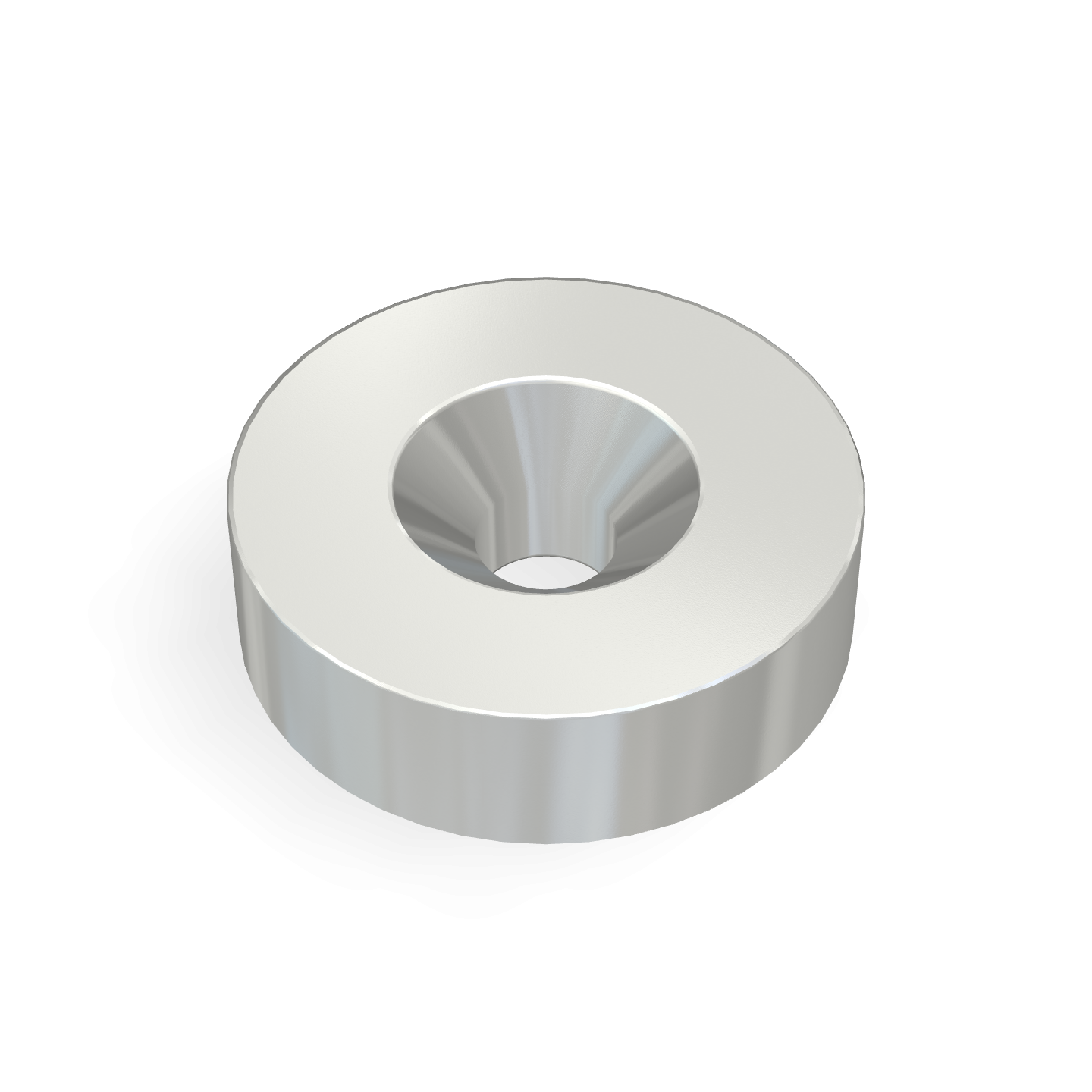 Neodymium Disc Magnet with Countersunk Hole Ø14mm X Ø3.2mm X 4mm /M3