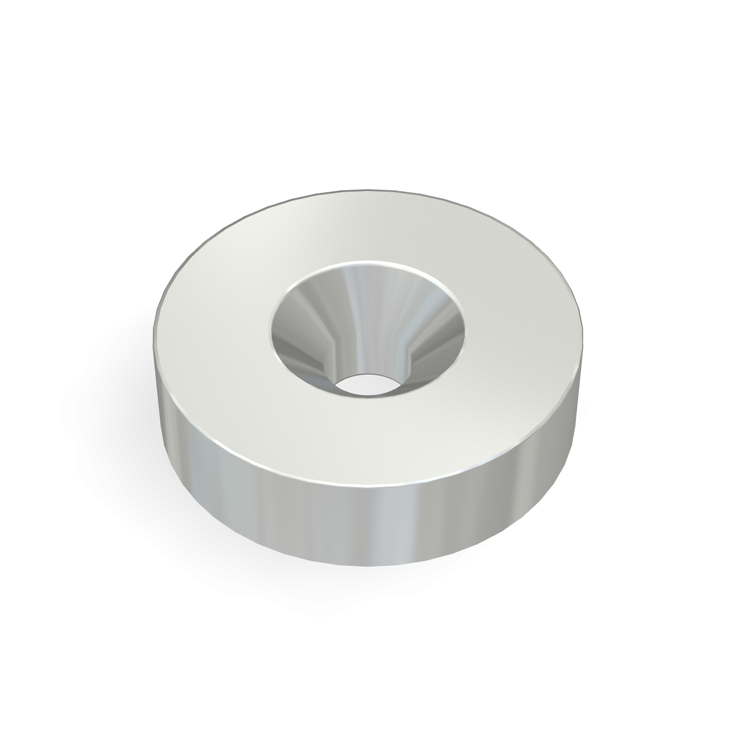 Neodymium Disc Magnet with Countersunk Hole Ø15mm X Ø3.2mm X 4mm /M3