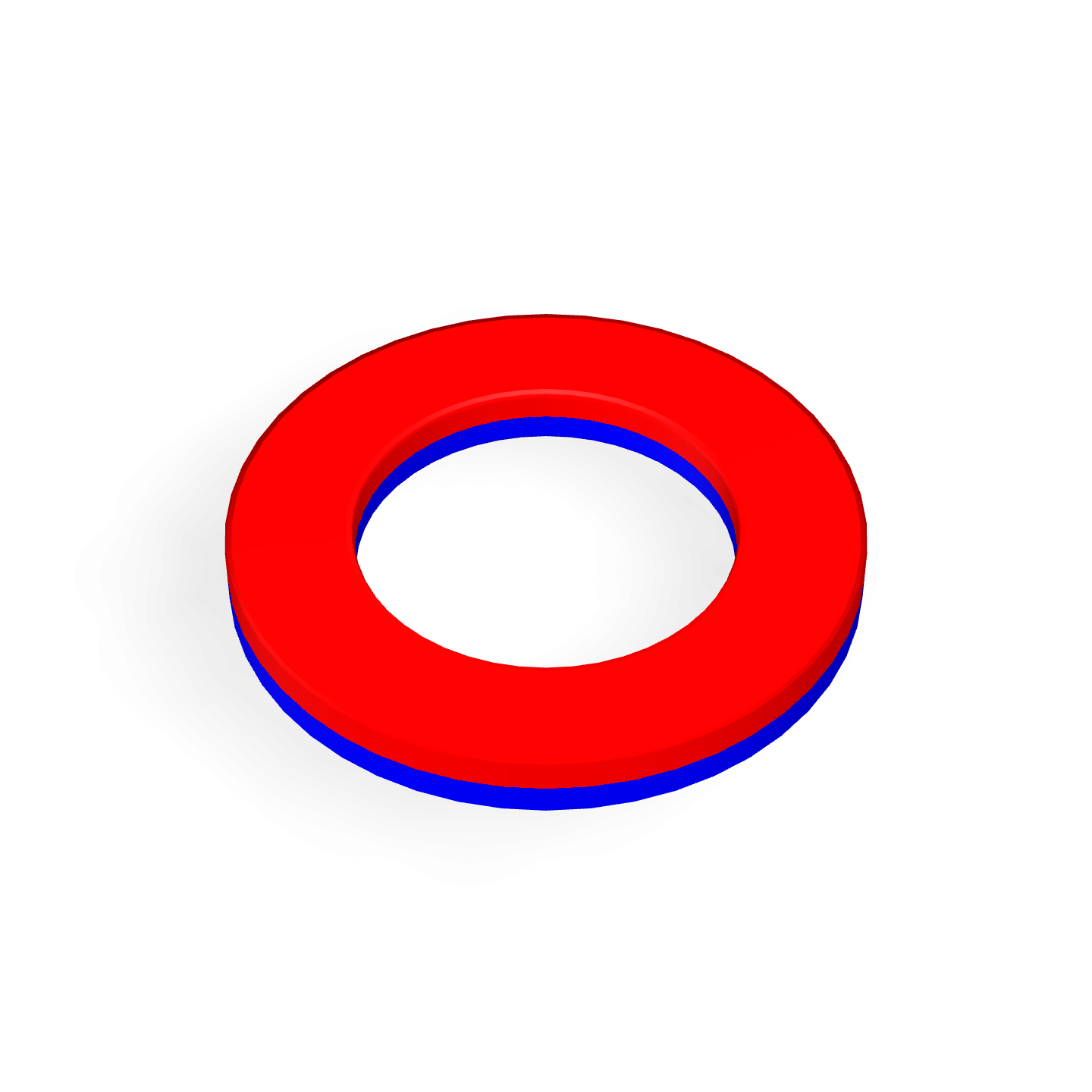 Bague en néodyme Ø10mm X Ø6mm X 1mm