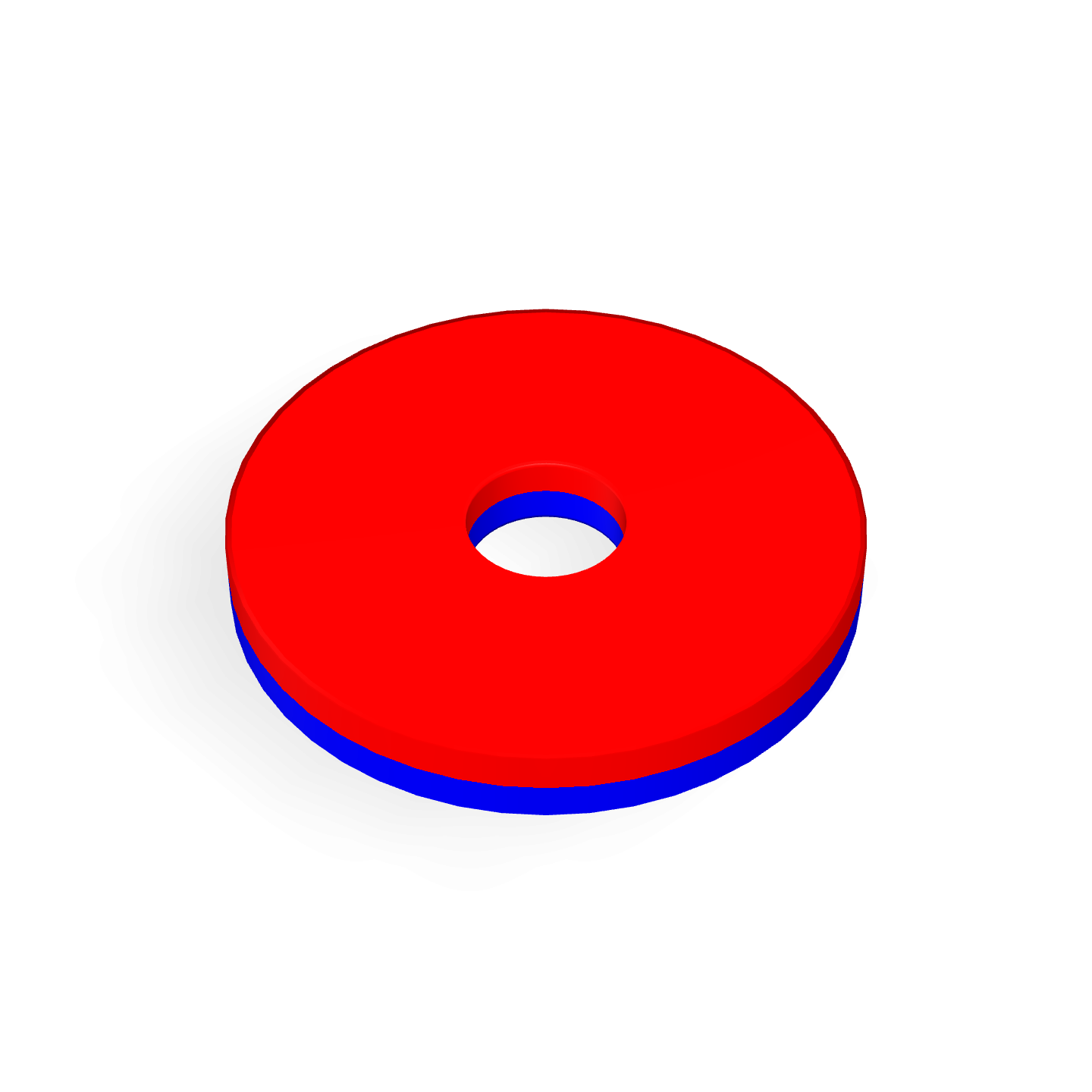 Neodymium Ring Ø40mm x Ø10mm x 5mm
