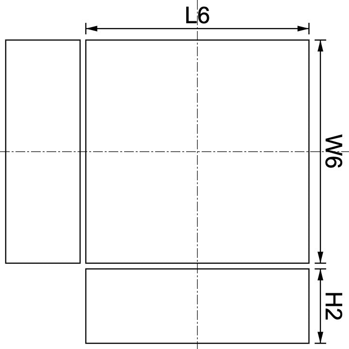 Aimant en néodyme 6 mm x 6 mm x 2 mm