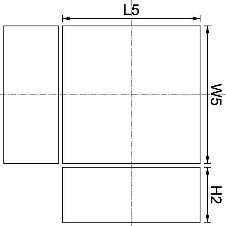 Aimant en néodyme 5 mm x 5 mm x 2 mm