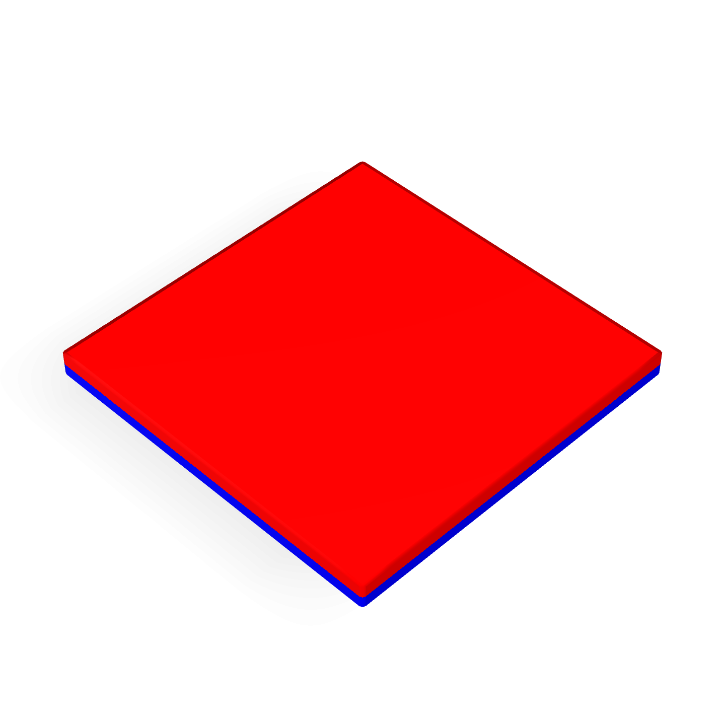 Neodymium Block Magnet 15mm X 15mm X 1mm
