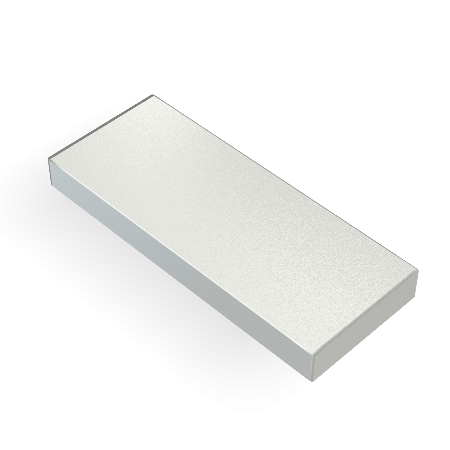 Aimant néodyme en bloc 50 mm x 20 mm x 5 mm