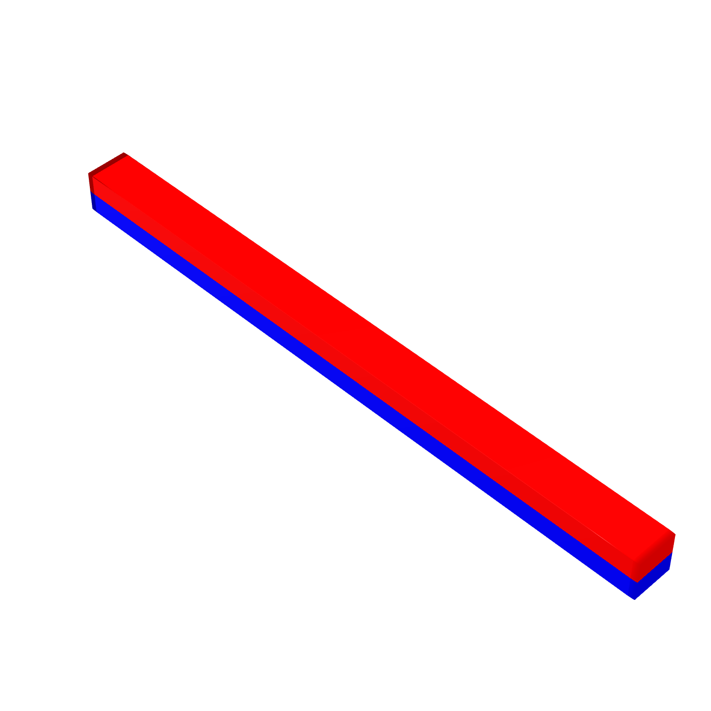 Neodymium Block Magnet 15mm X 1mm X 1mm