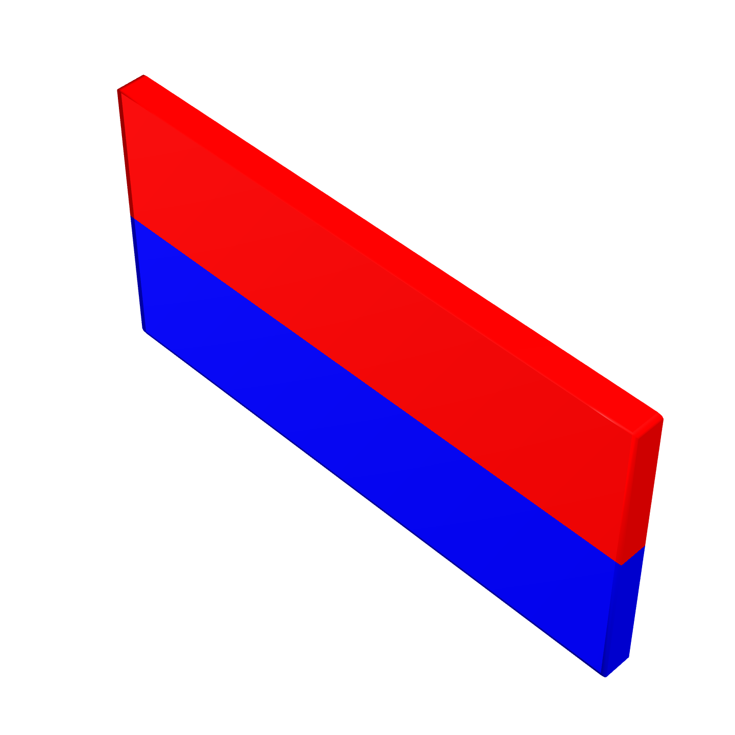 Neodymium Block Magnet 20mm X 1mm X 10mm