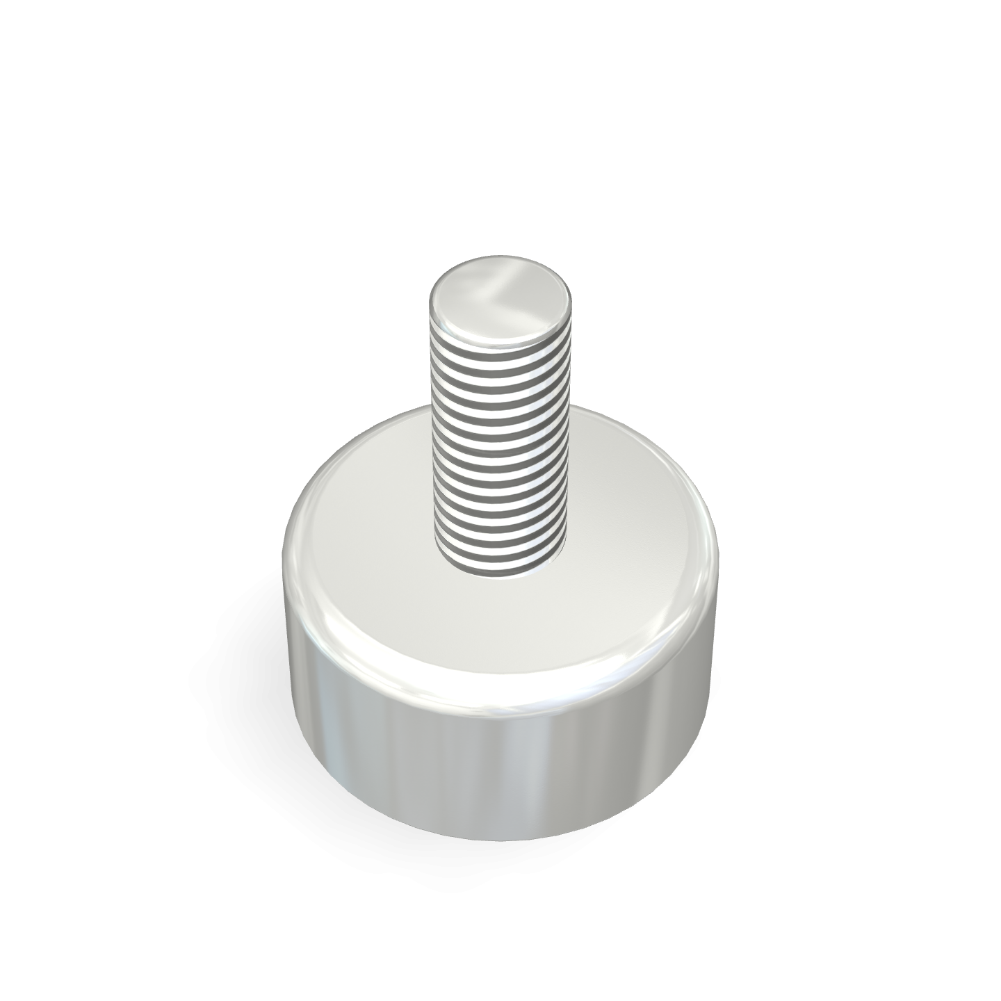 Capuchon Néodyme Ø10mm x 5mm / Filetage M3 Mâle