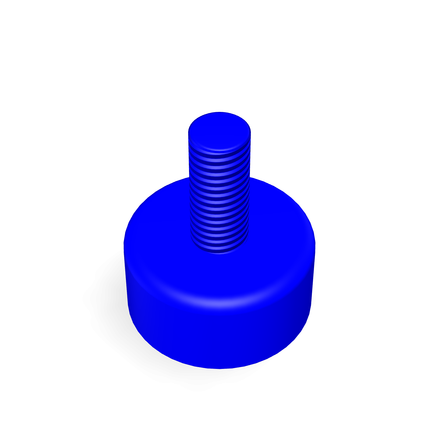 Capuchon Néodyme Ø10mm x 5mm / Filetage M3 Mâle