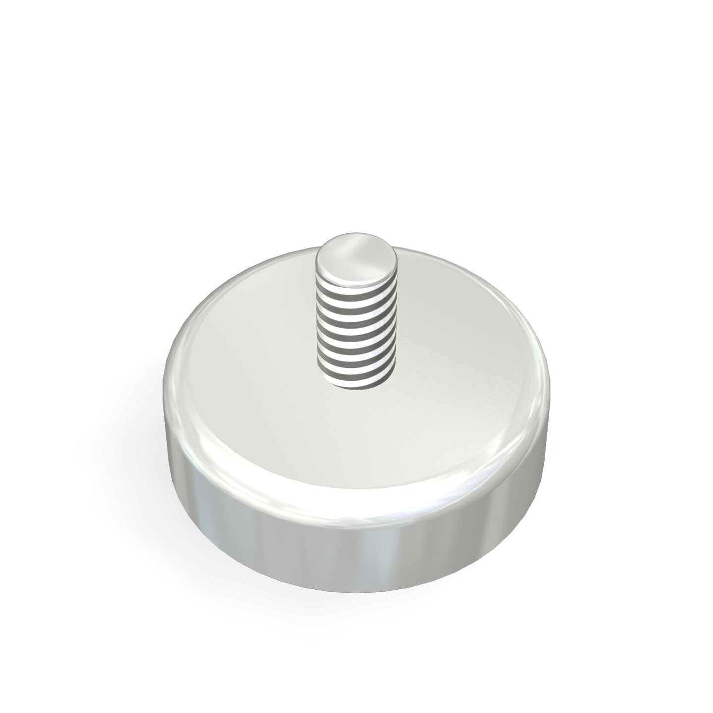 Capuchon Néodyme Ø25mm x 8mm / Filetage M5 Mâle