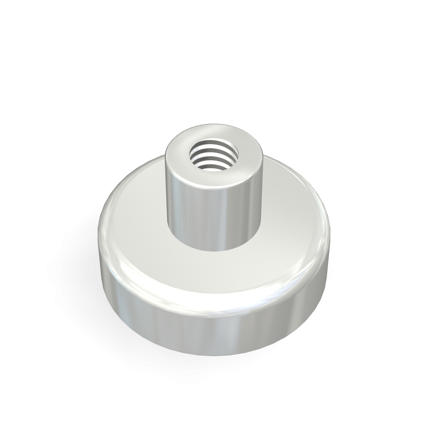 Cap Neodymium Ø25mm x 8mm /M5 Thread Female