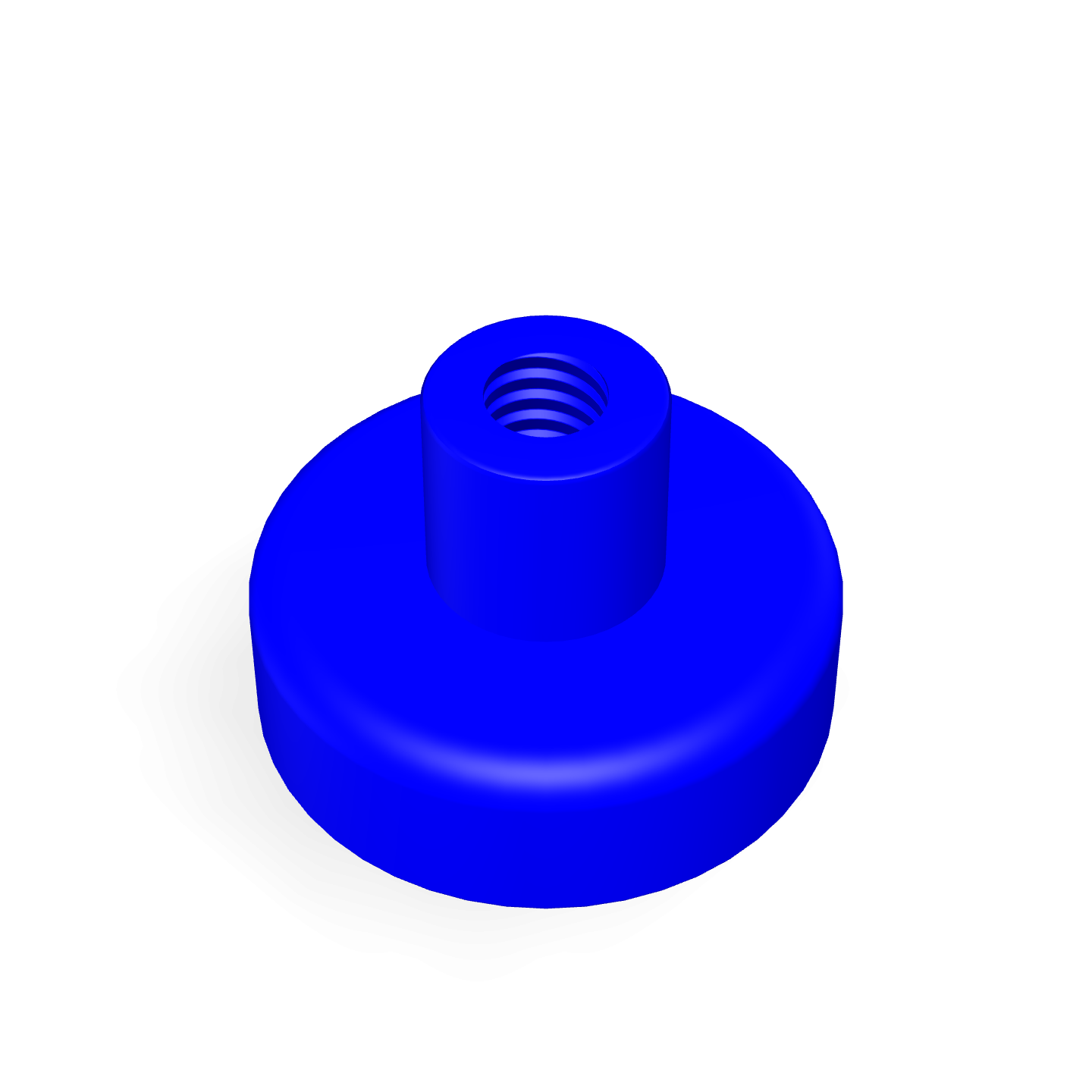 Cap Neodymium Ø25mm x 8mm /M5 Thread Female
