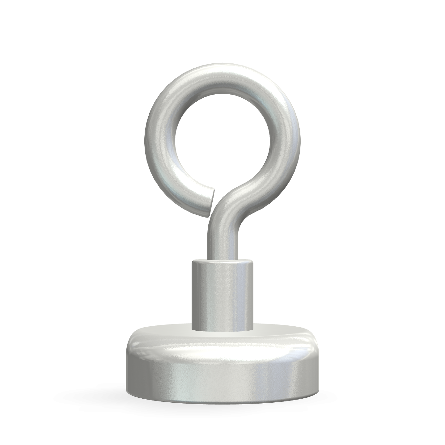 Cap Neodymium Ø25mm x 8mm Eyelet