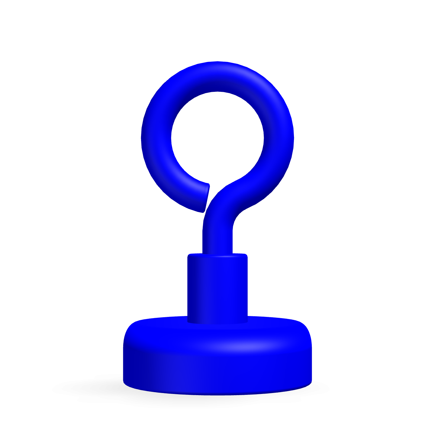 Cap Neodymium Ø25mm x 8mm Eyelet