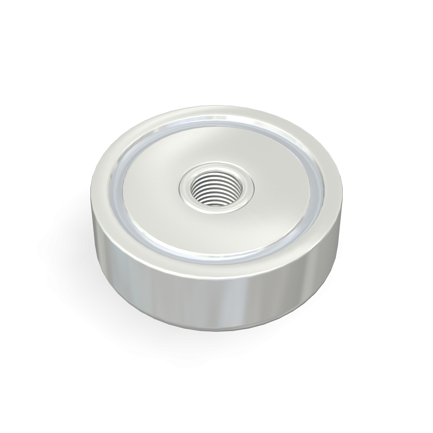 Cap Neodymium Ø20mm x 7mm /M4 Threaded