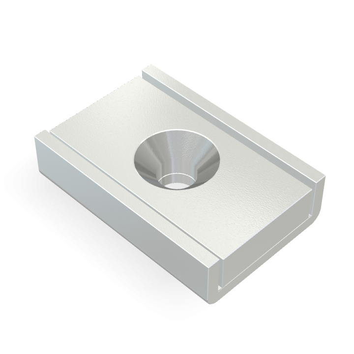 Bouchon en néodyme à tête fraisée 20 mm x 13,5 mm x 5 mm / M3