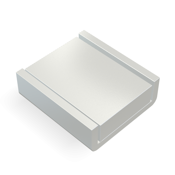 Aimant en forme de bloc en néodyme avec capuchon 15 mm x 13,5 mm x 5 mm