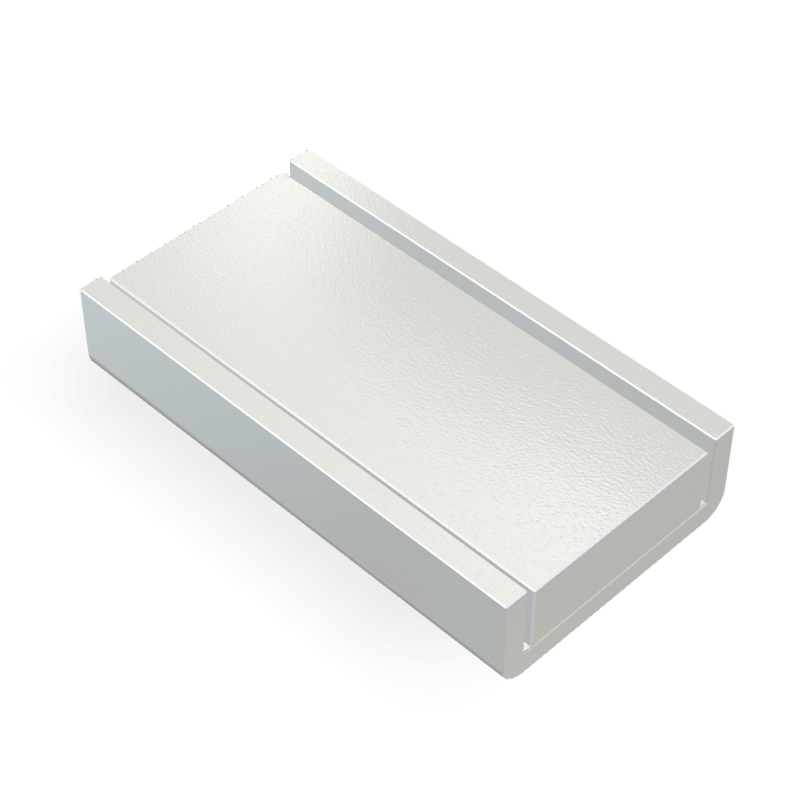 Aimant en forme de bloc en néodyme avec capuchon 25 mm x 13,5 mm x 5 mm
