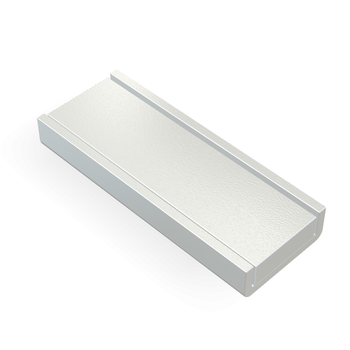 Aimant en forme de bloc en néodyme avec capuchon 35 mm x 13,5 mm x 5 mm