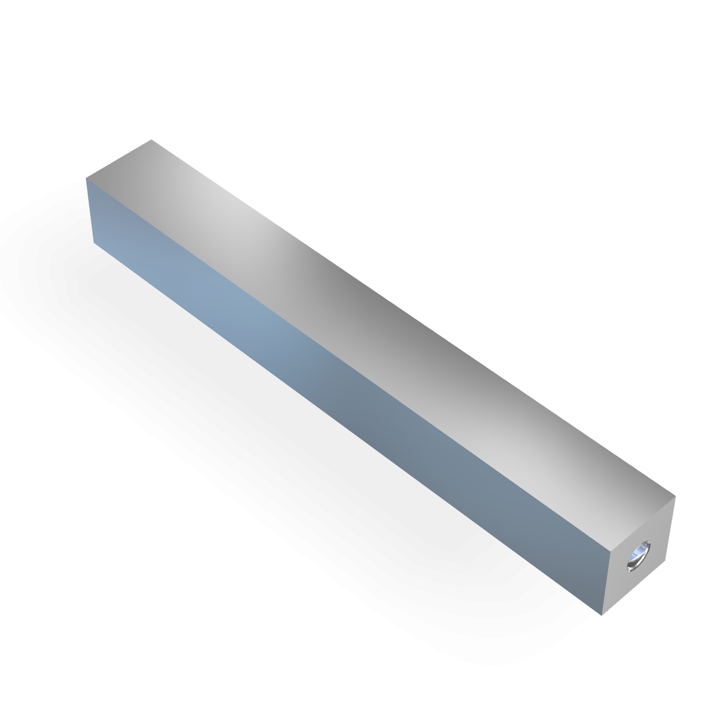 Barre magnétique 12,7 mm x 12,7 mm x 100 mm M4
