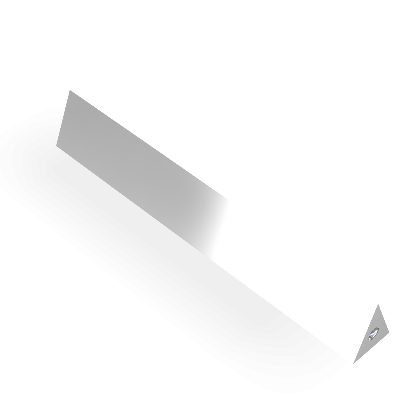 Barre magnétique L25mm x H30mm x L200mm M6