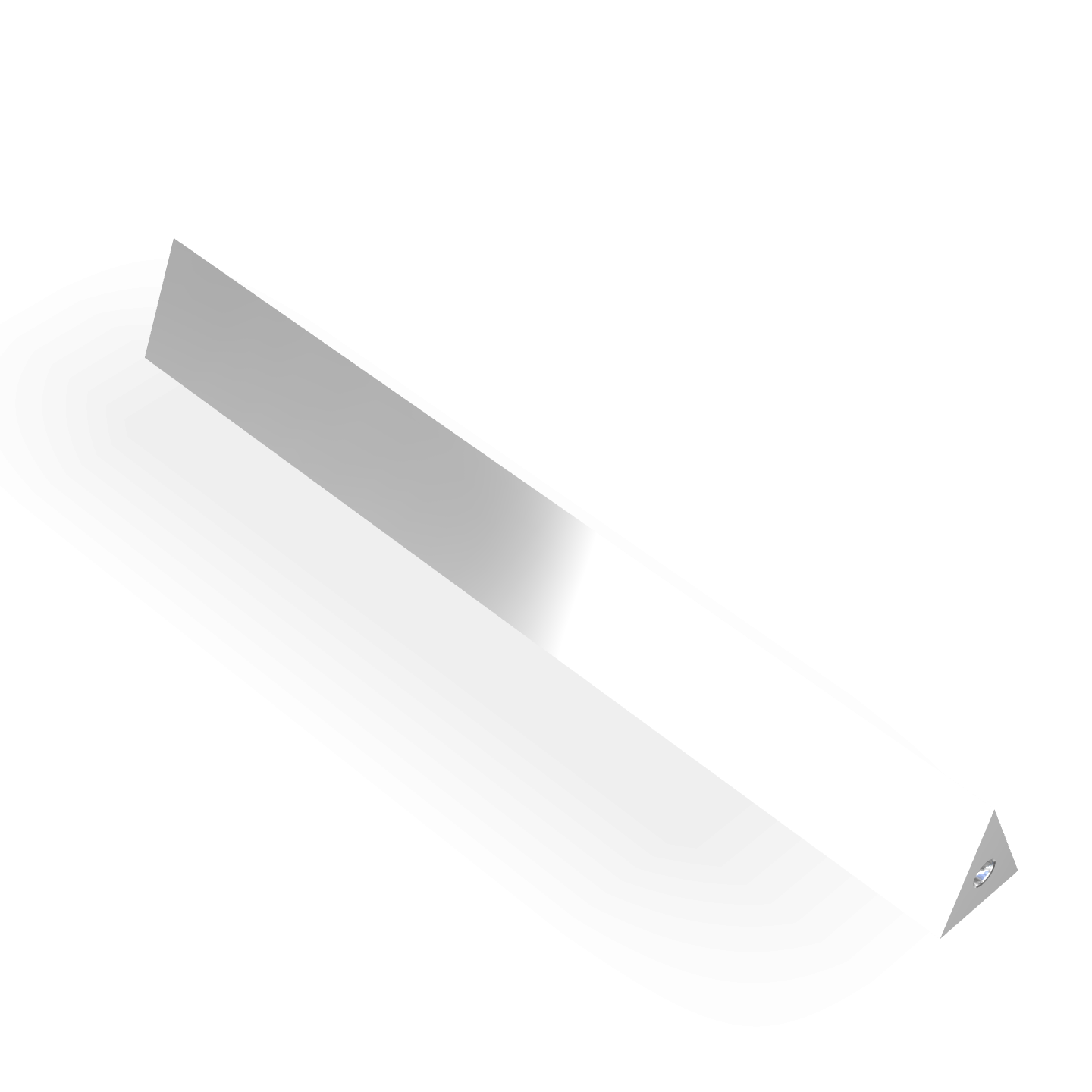 Barre magnétique L25mm x H30mm x L250mm M6