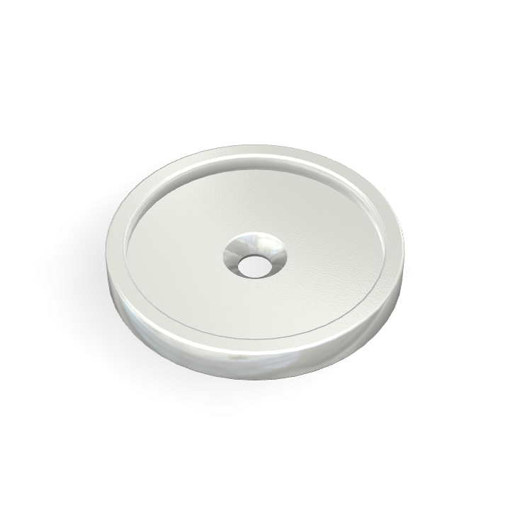 Vis à tête fraisée en métal surélevée Φ30 mm x Φ3,5 mm x 4 mm / M3