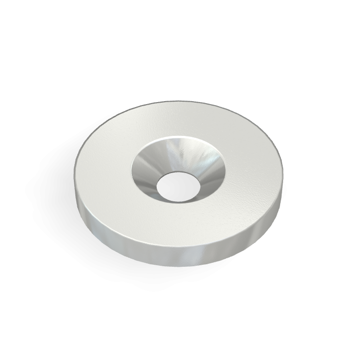 Vis à tête fraisée plate en métal Φ15 mm x Φ3,2 mm x 2 mm / M3