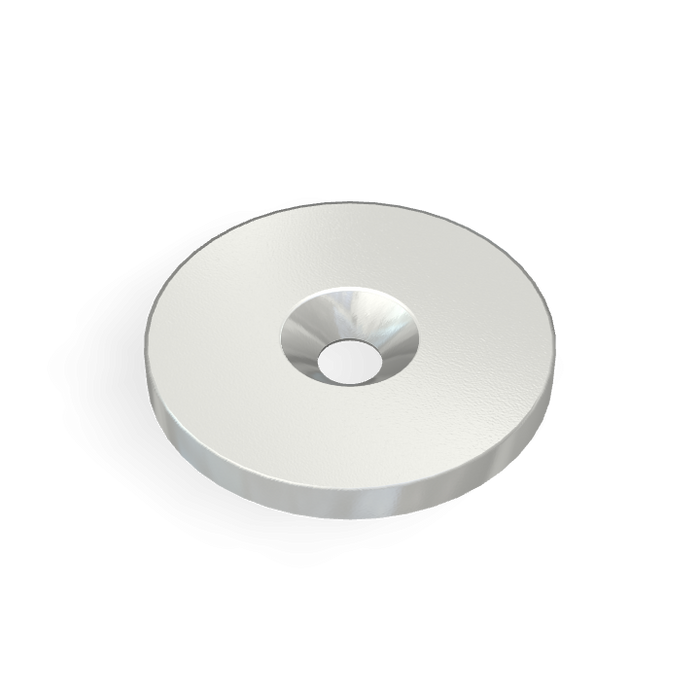 Metal Yoke Countersunk Flat Φ20mm x Φ3.2mm x 2mm /M3