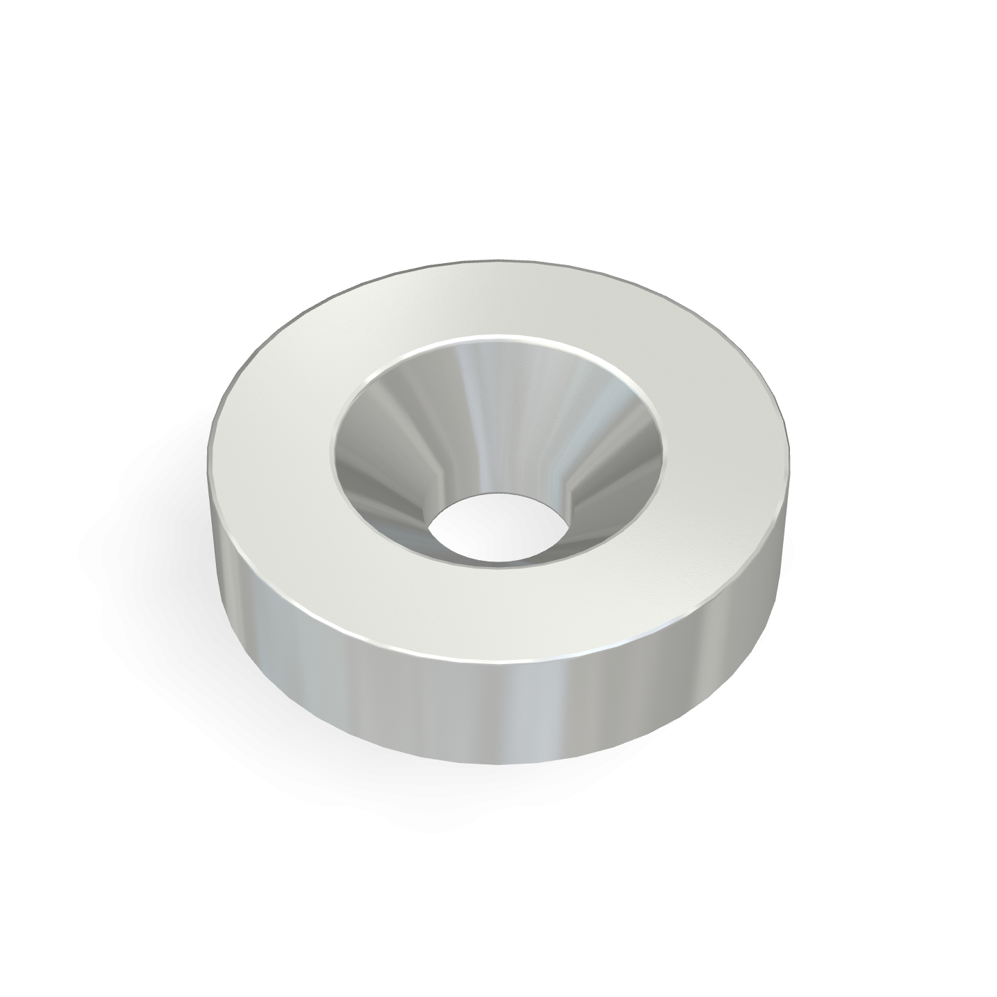 Aimant à disque en néodyme avec trou fraisé Ø12mm x Ø3,2mm x 3mm /M3
