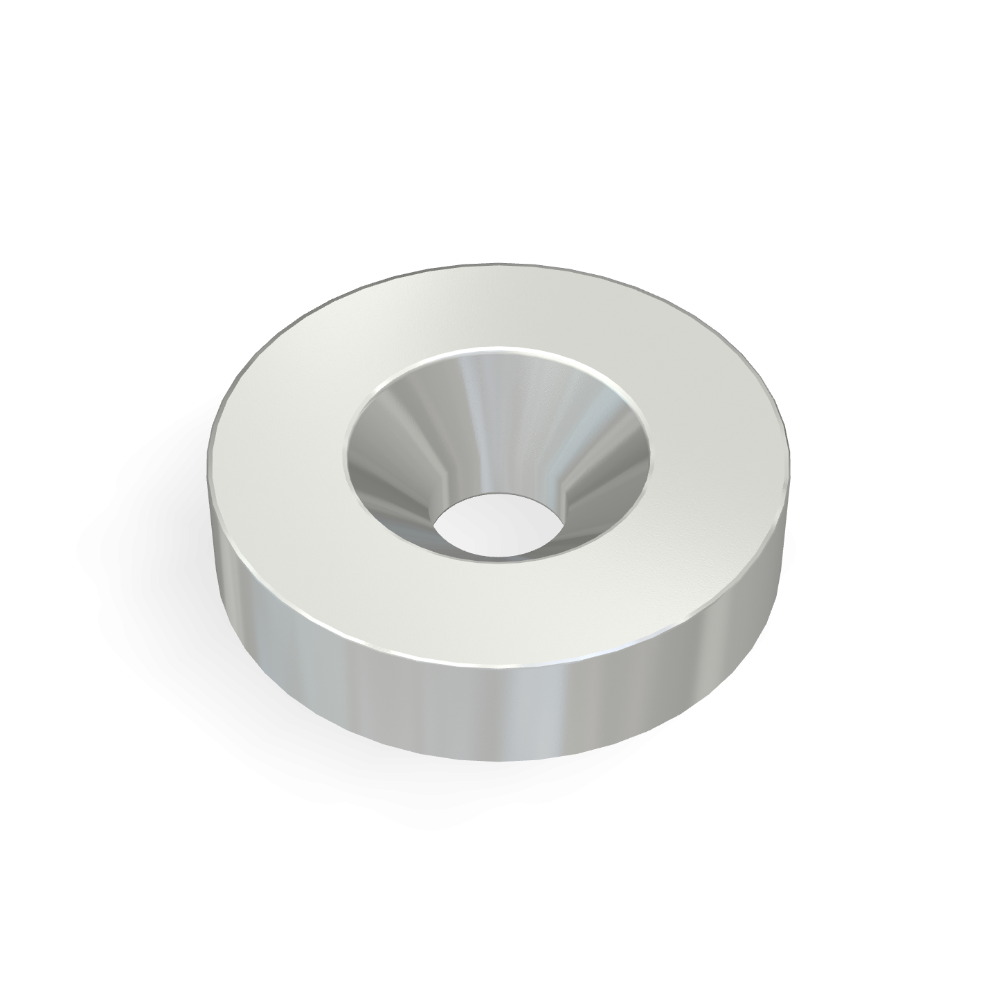 Aimant disque en néodyme avec trou fraisé Ø 13 mm x Ø 3,2 mm x 3 mm / M3