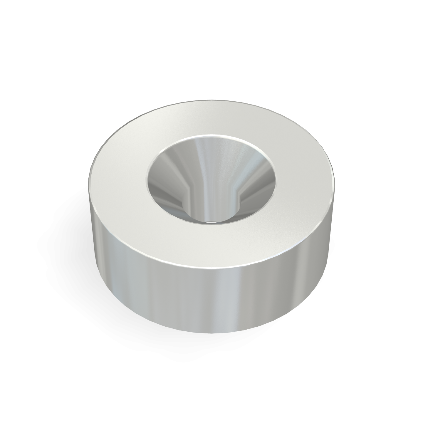 Aimant disque en néodyme avec trou fraisé Ø 13 mm x Ø 3,2 mm x 5 mm / M3