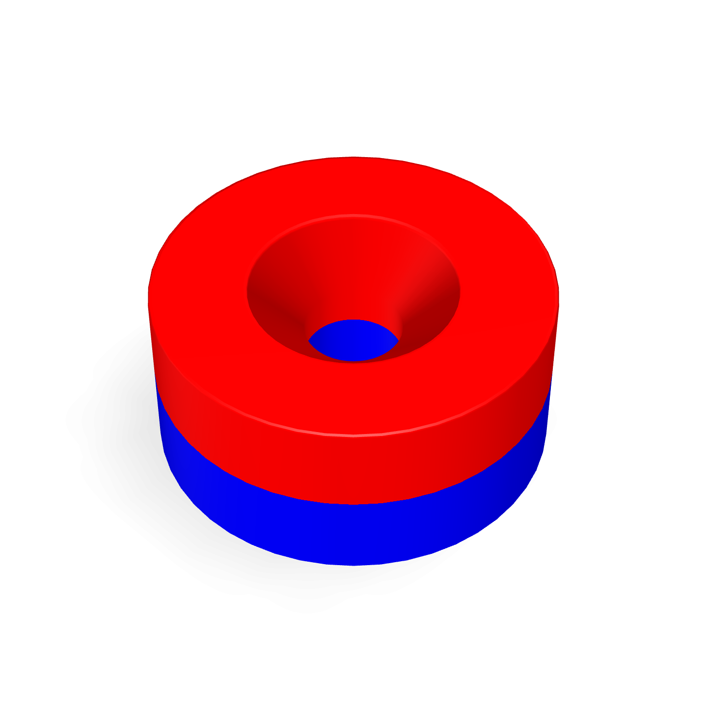 Neodymium Disc Magnet with Countersunk Hole Ø13mm x Ø3.2mm x 6mm /M3