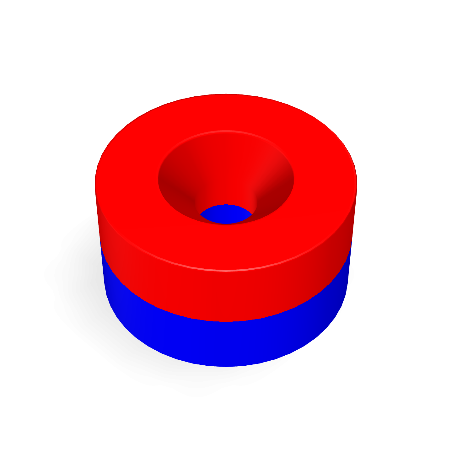 Neodymium Disc Magnet with Countersunk Hole Ø13mm x Ø3.2mm x 7mm /M3