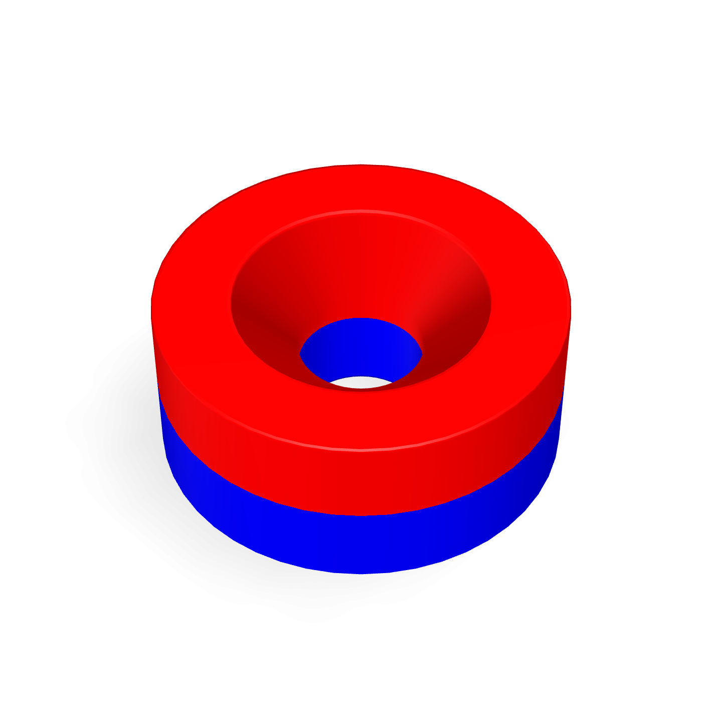Neodymium Disc Magnet with Countersunk Hole Ø14mm x Ø4.3mm x 6mm /M4