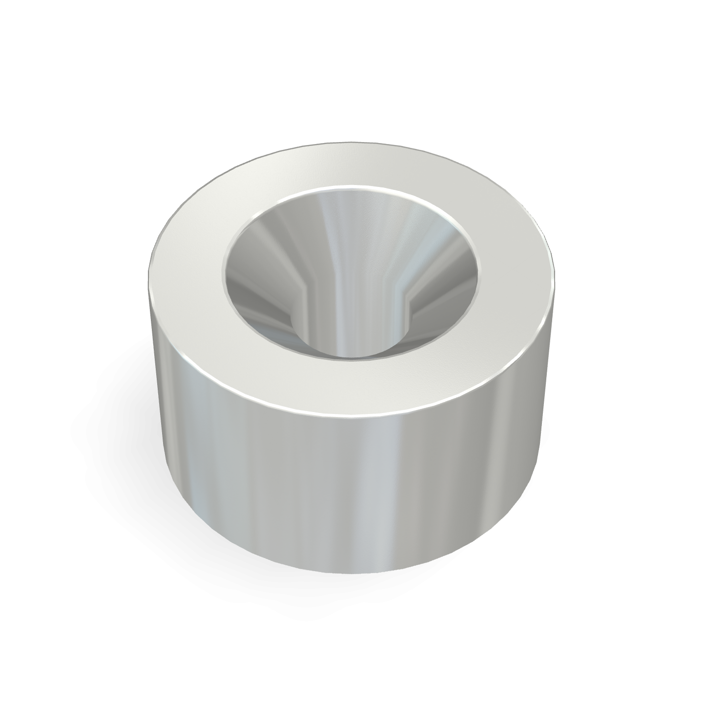 Aimant disque en néodyme avec trou fraisé Ø 14 mm x Ø 4,3 mm x 8 mm / M4