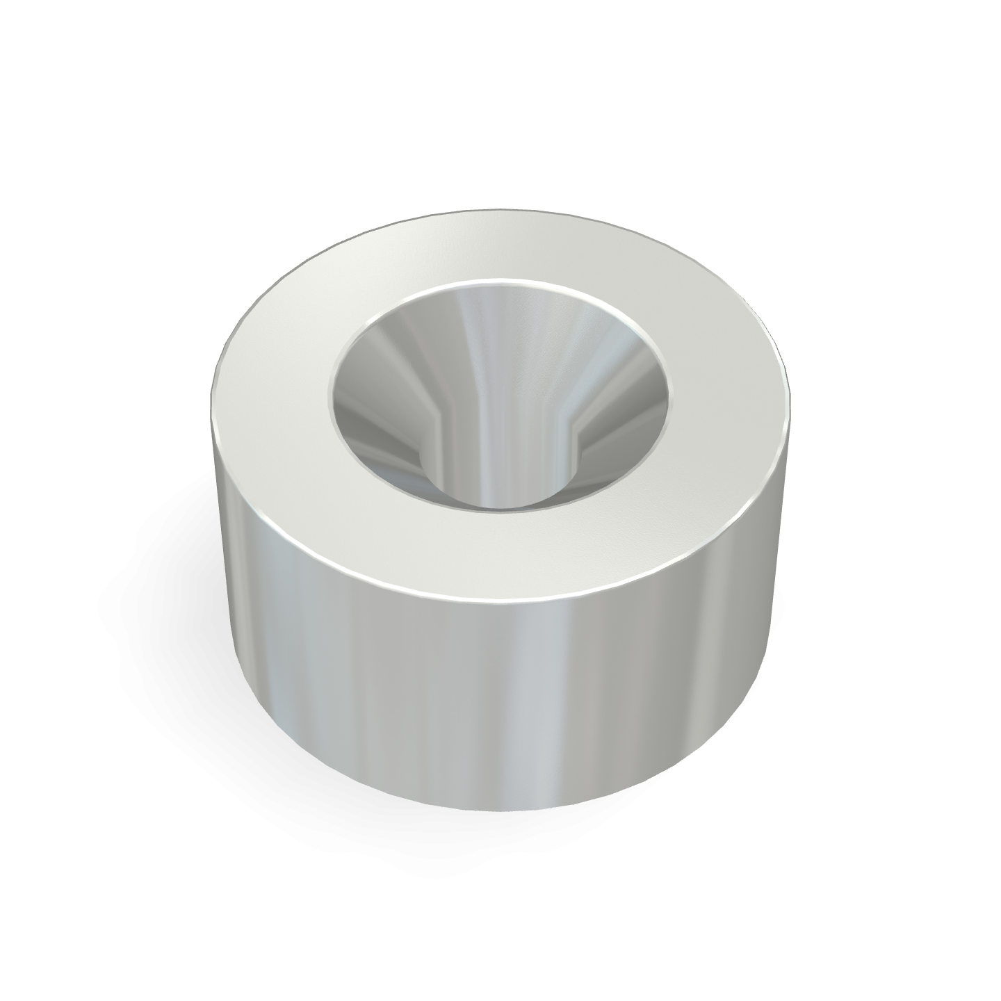 Aimant disque en néodyme avec trou fraisé Ø 15 mm x Ø 4,3 mm x 8 mm / M4