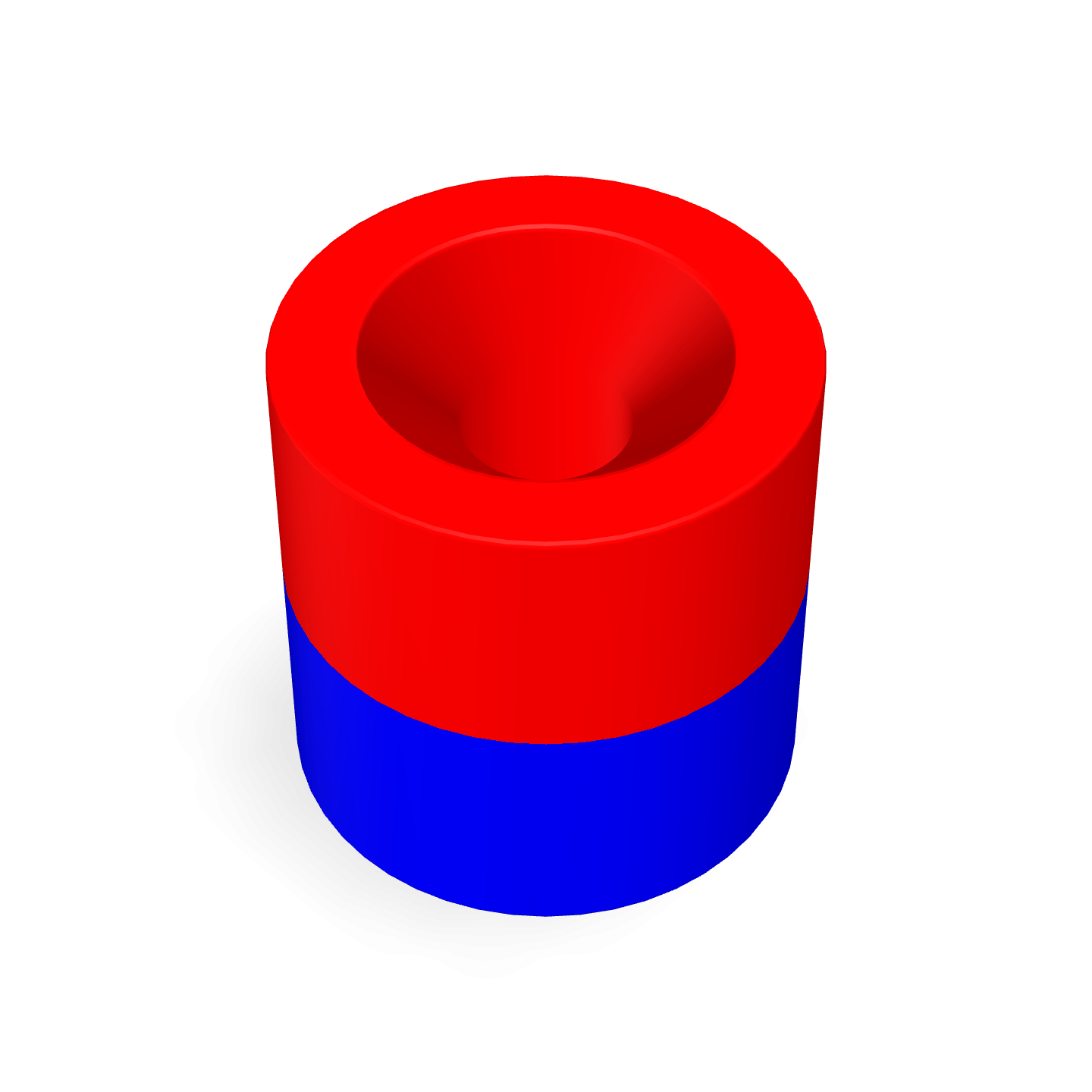 Aimant disque en néodyme avec trou fraisé Ø 10 mm x Ø 3,2 mm x 10 mm / M3