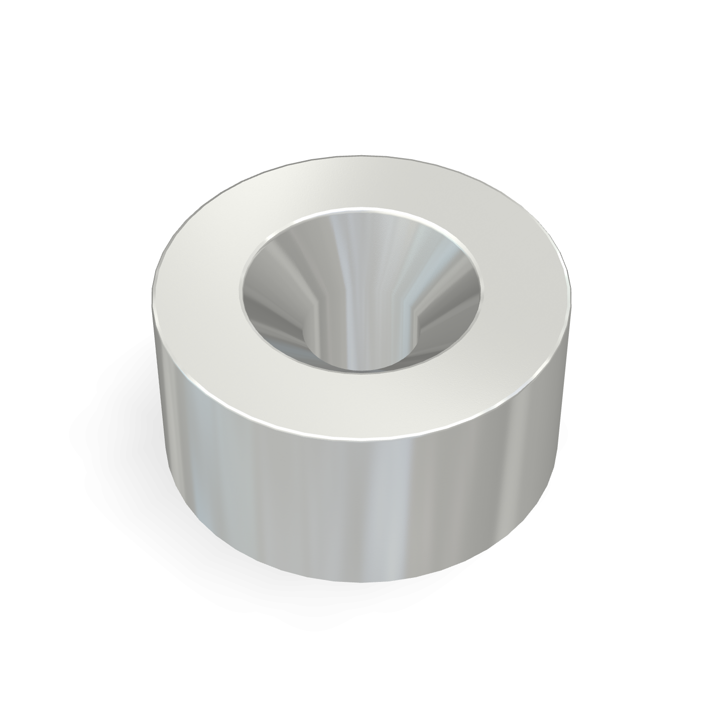 Aimant disque en néodyme avec trou fraisé Ø 8 mm x Ø 2,3 mm x 4 mm / M2