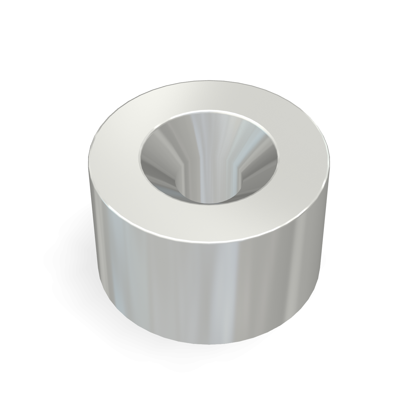 Aimant disque en néodyme avec trou fraisé Ø 8 mm x Ø 2,3 mm x 5 mm / M2