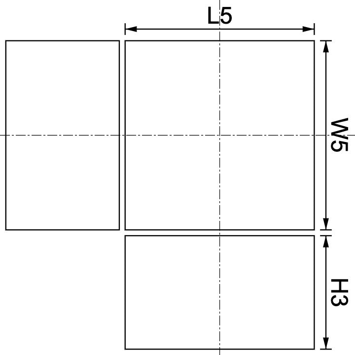 Neodymium Block Magnet 5mm X 5mm X 3mm