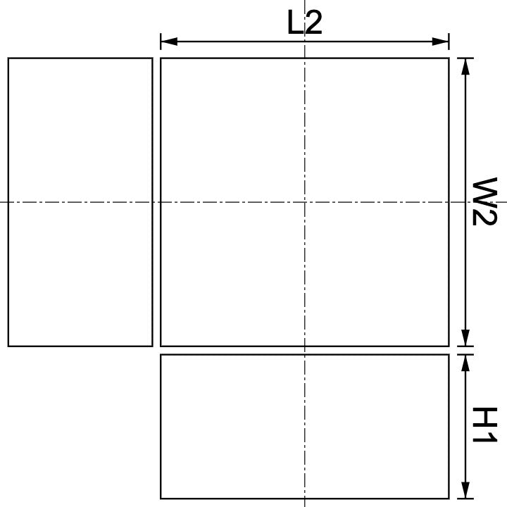 Aimant en néodyme 2 mm x 2 mm x 1 mm
