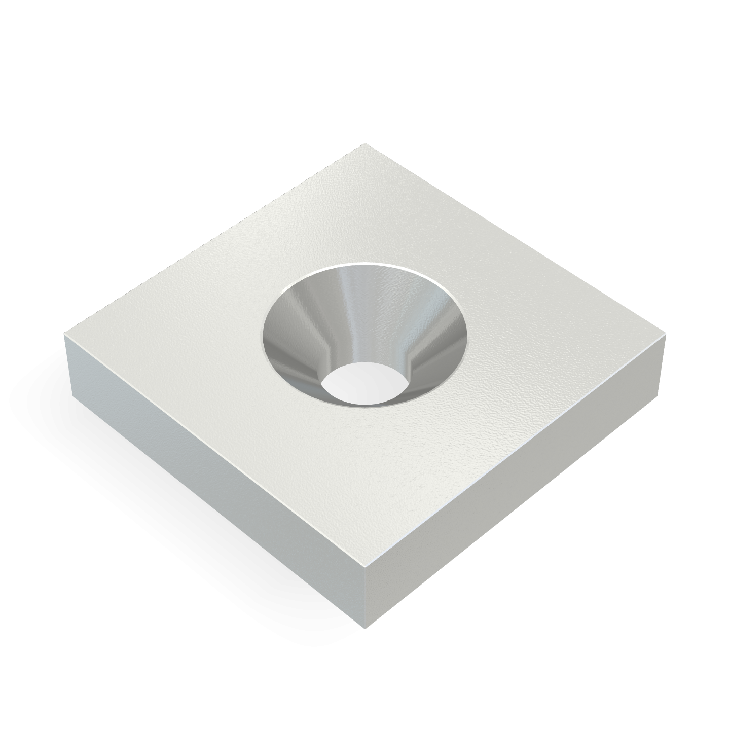 Neodymium Square Countersunk 14mm x 14mm x 3mm