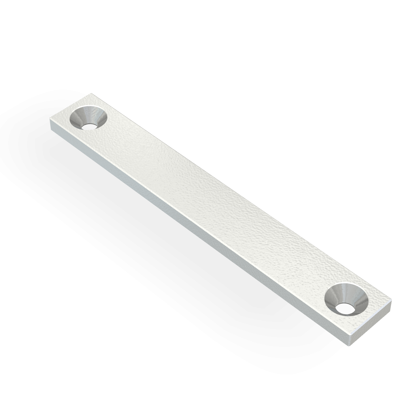 Aimant en néodyme avec trou fraisé 70 mm x 10 mm x 3 mm / M3