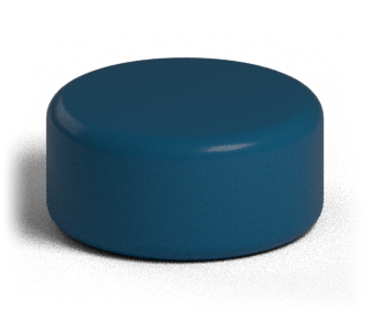Pitamaru M18, 18mm magnet, in real 3D at actual relative scale